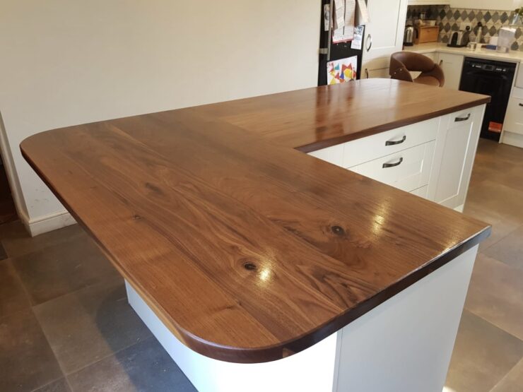American Walnut Super Stave Worktops