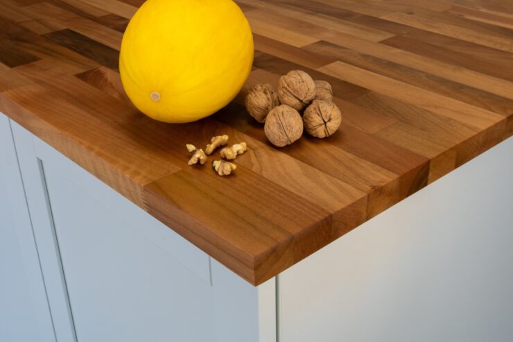 European Walnut Worktops 28mm Thickness