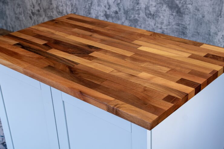 European Walnut Worktops 28mm Thickness