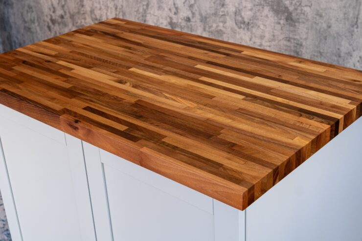 European Walnut Worktops 20mm Staves