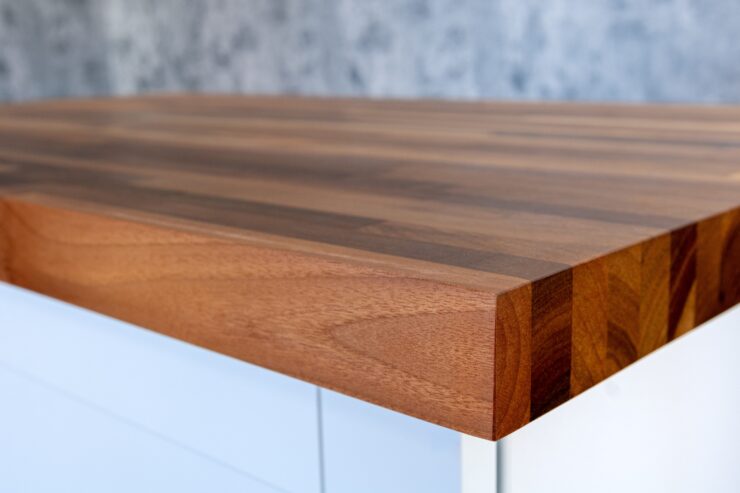 European Walnut Worktops 20mm Staves