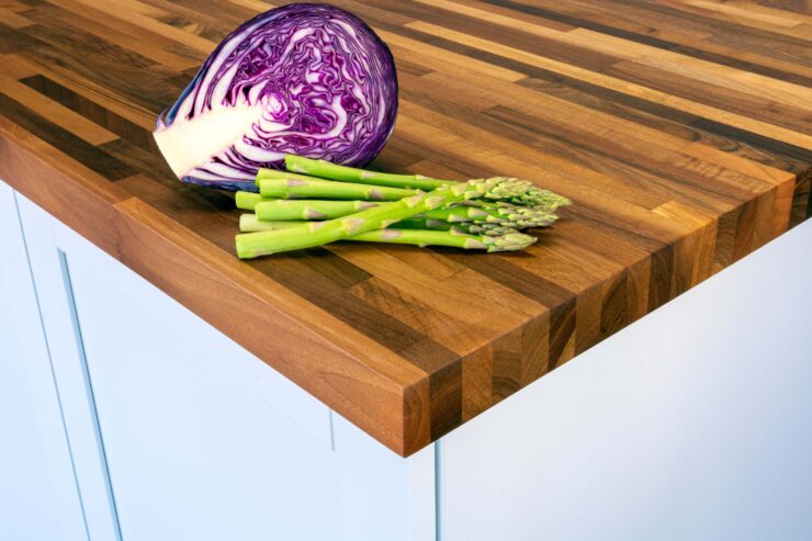 European Walnut Worktops 20mm Staves