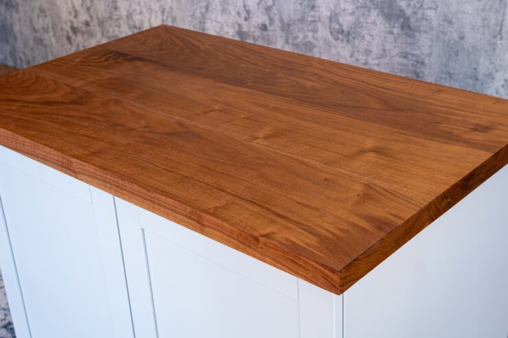 American Walnut Full Stave Worktops