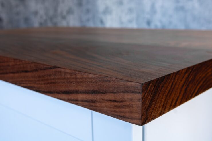 American Walnut Full Stave Worktops