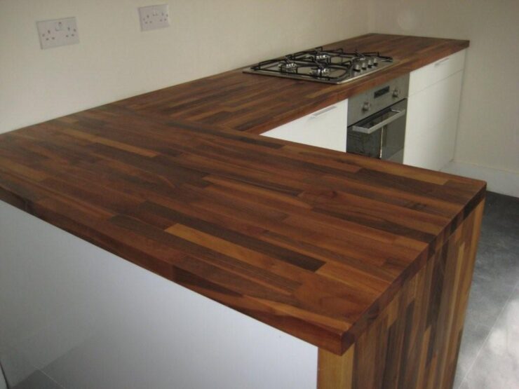 European Walnut Worktops 28mm Thickness
