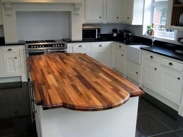 European Walnut Worktops 28mm Thickness