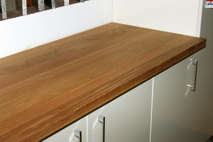 Rustic Oak Full Stave Worktop 2.5m x 620mm x 38mm