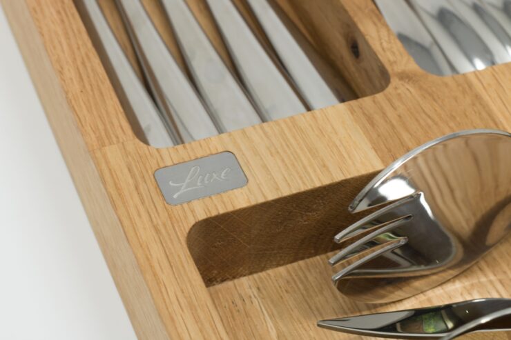 Oak Cutlery Drawer Inserts