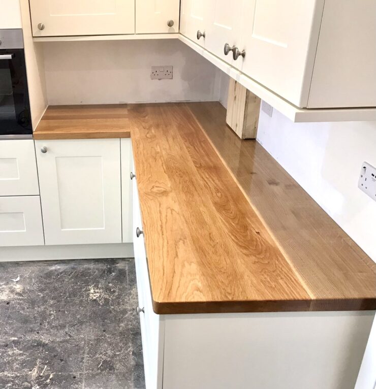 Rustic Oak Full Stave Worktops