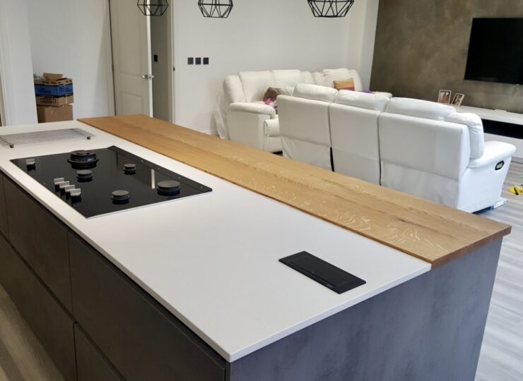 Rustic Oak Full Stave Worktops