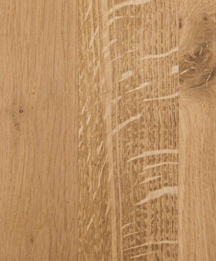 Rustic Oak Full Stave Worktop Sample 200mm x 150mm x 38mm