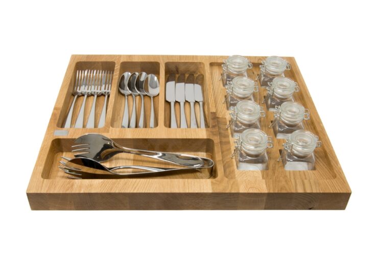 Oak Cutlery Drawer Inserts
