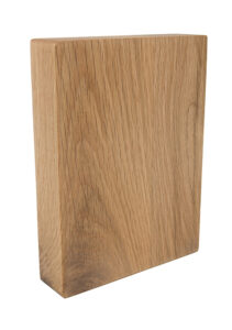 Prime Oak Full Stave Worktop Sample 200mm x 150mm x 38mm